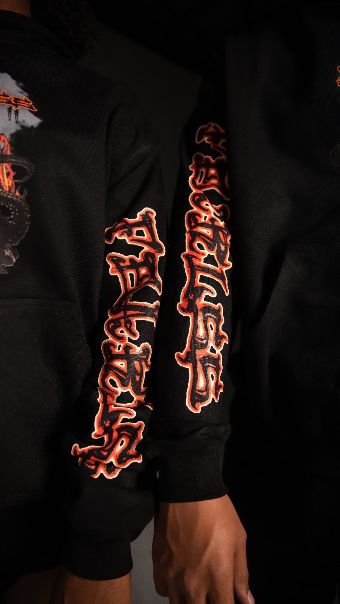 Fearlss black hoodie